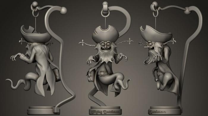 Figurines heroes, monsters and demons (STKM_0026) 3D model for CNC machine